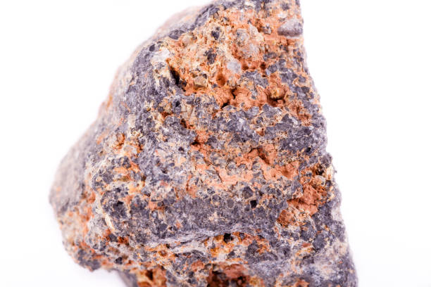 istock macro mineral stone sphalerite on white background close-up 1031377848