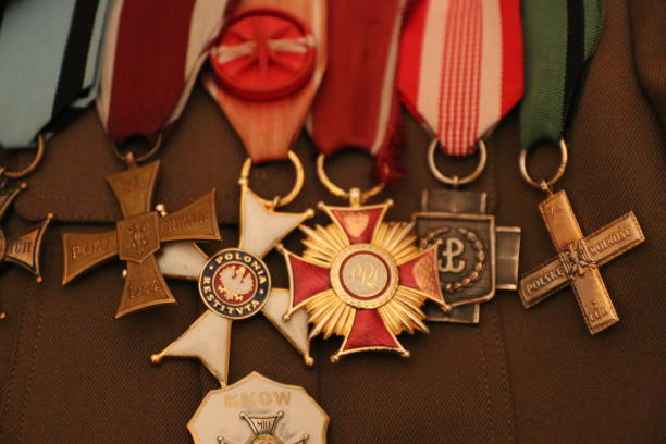 istock HERO POLISH MILITARY MEDALS 1031385080
