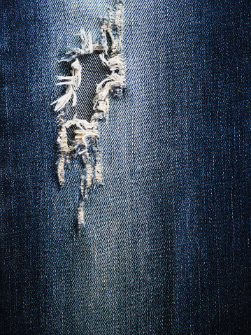 old Jeans texture close up
