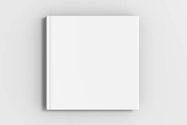 fyrkantiga tom bok täcka mockup - kvadratisk bildbanksfoton och bilder