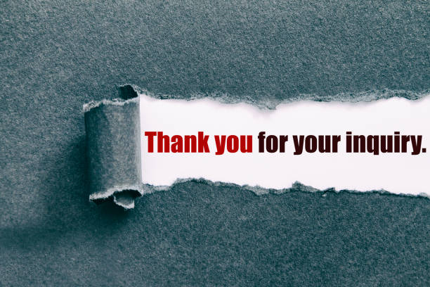 istock Thank you for your inquiry. 1031407558