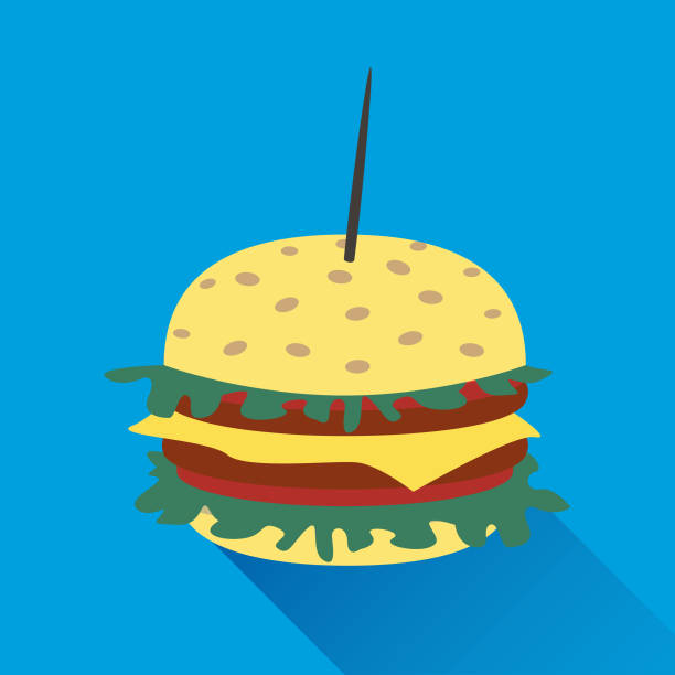 雙層漢堡包 - alejandro meerapfel 幅插畫檔、美工圖案、卡通及圖標