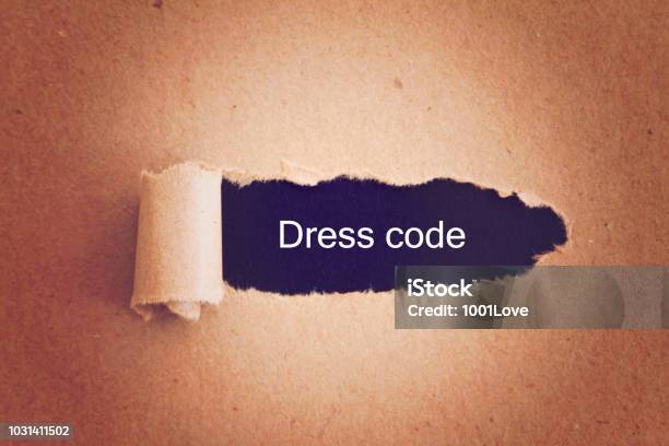 Dress Code Stock Photo - Download Image Now - Dress Code, Business, Single Word