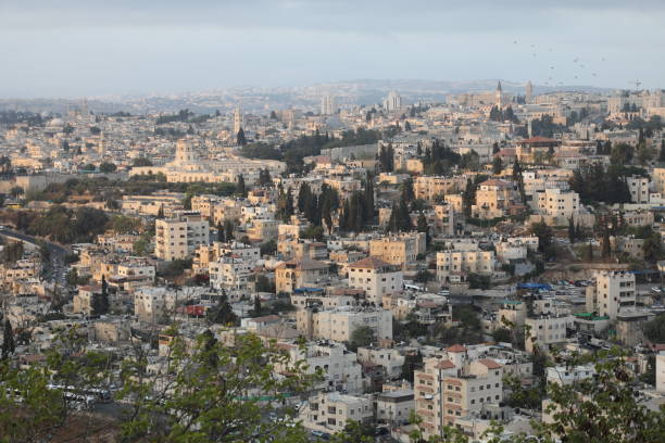 istock Jerusalem old city panoramic aerial view 1031414600