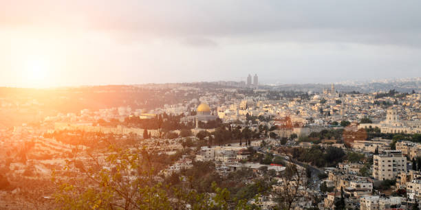 istock Jerusalem old city panoramic aerial view 1031414764