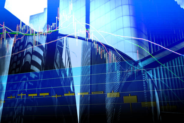 istock Perspective stock market index with modern building in background 1031418870