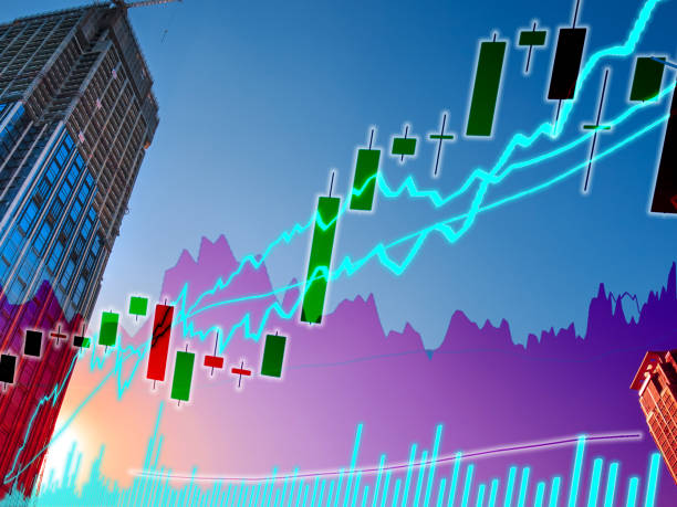 istock Perspective stock market index with modern building in background 1031418886