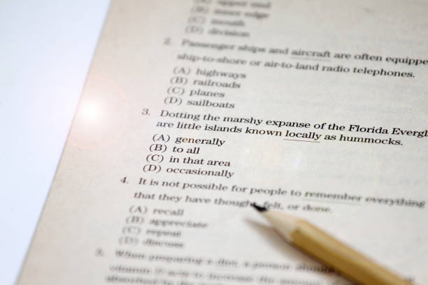 istock TEST, SHEET, ENGLISH, COLLEGE, SCHOOL, USA 1031419570