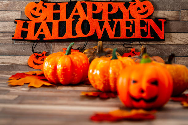 istock Halloween pumpkin head textured background 1031429812