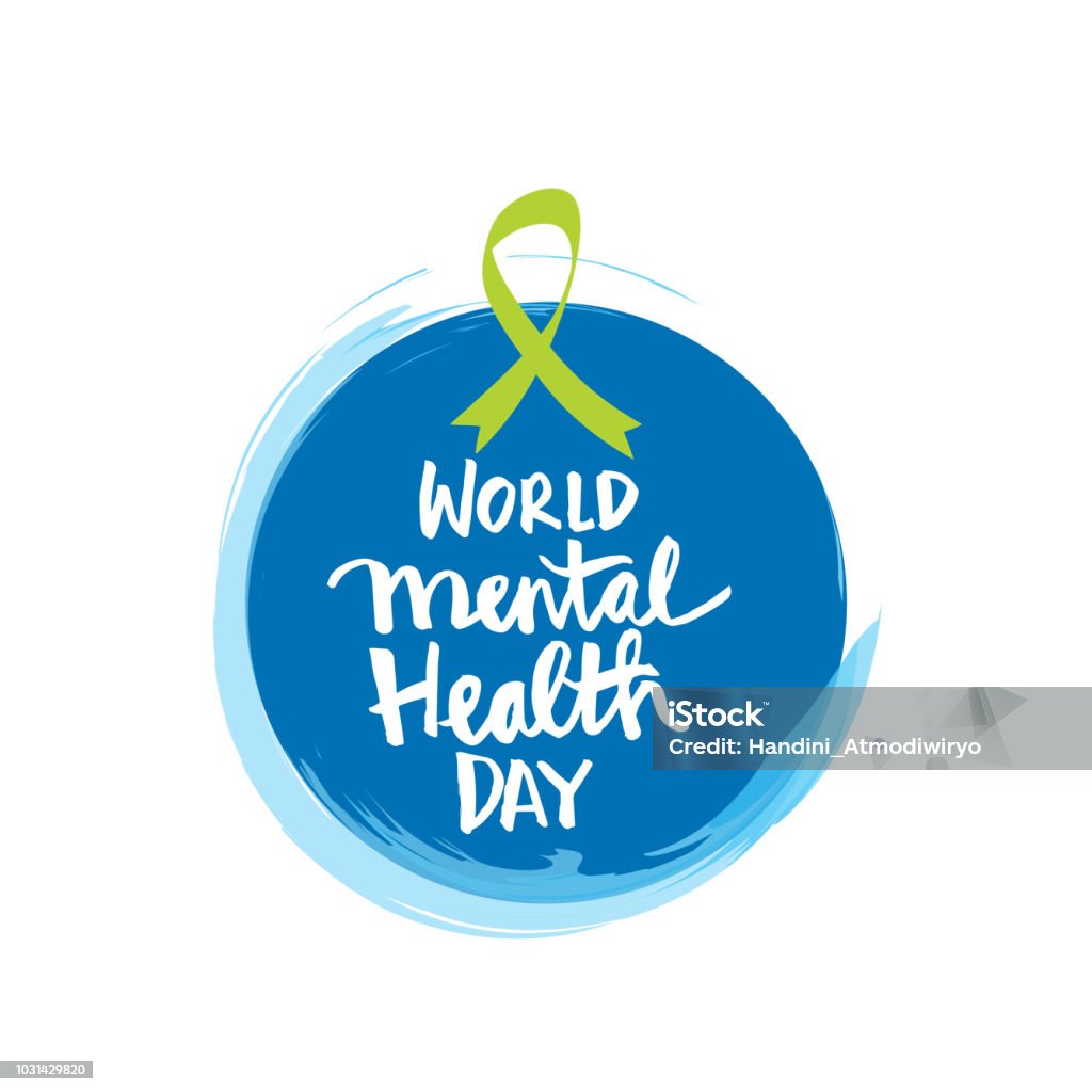 World Mental Health Day concept World Mental Health Day stock vector