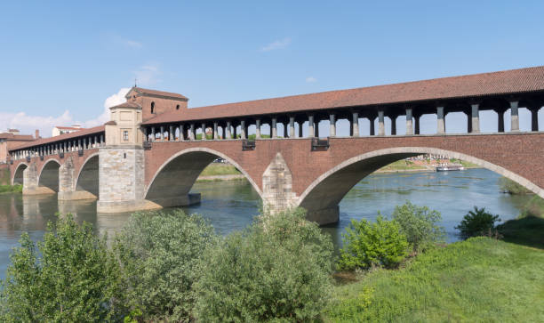 istock Ponte Coperto bridge, Pavia, Lombardy, Italy 1031437602