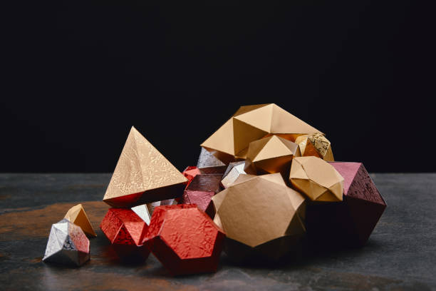 istock beautiful shiny faceted minerals on black background 1031462752