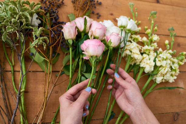istock Fresh roses in bouquet 1031467760