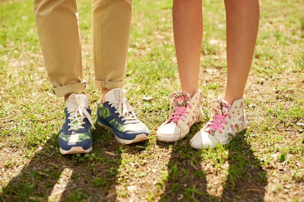 Legs Of Stylish Couple