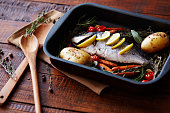 Appetizing Baked Trout