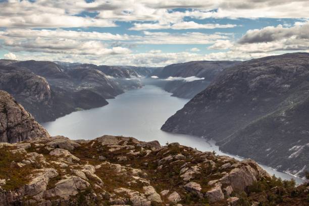 istock View from Preikestolen in the early morning 1031473904