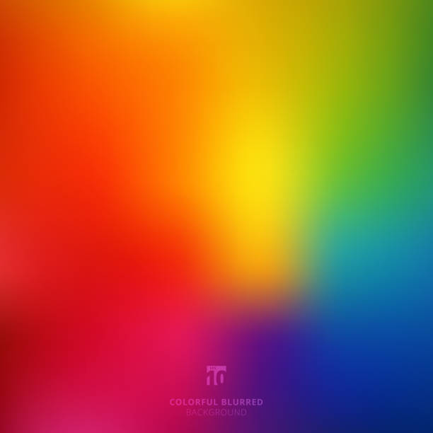 Abstract smooth blurred colorful bright rainbow color gradient mesh background Abstract smooth blurred colorful bright rainbow color gradient mesh background. Vector illustration pearlescent stock illustrations