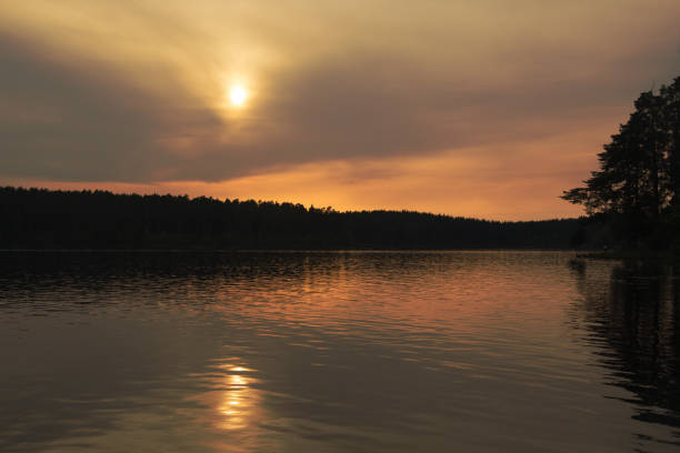 istock Summer evening at the lake 1031481906