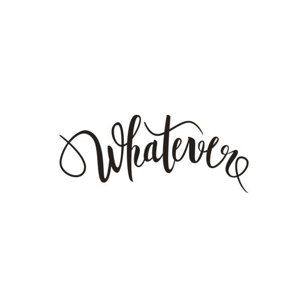 Whatever Vectorgraph 90+ Whatever Word Illustrations, Royalty-Free Vector Graphics & Clip ...