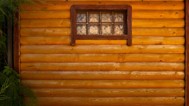 istock windows on a wooden house 1031518578