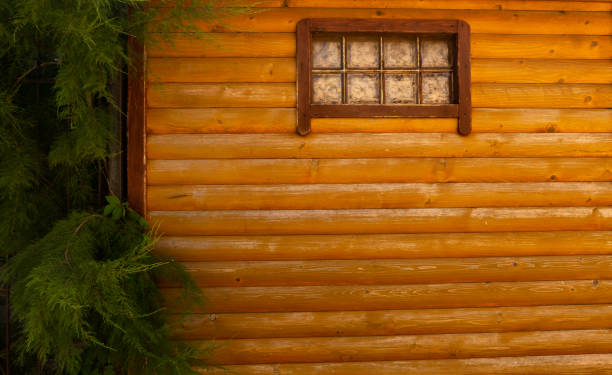 istock windows on a wooden house 1031518580