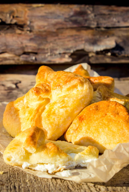 istock pie khachapuri. Georgian dish. Selective focus. 1031526258