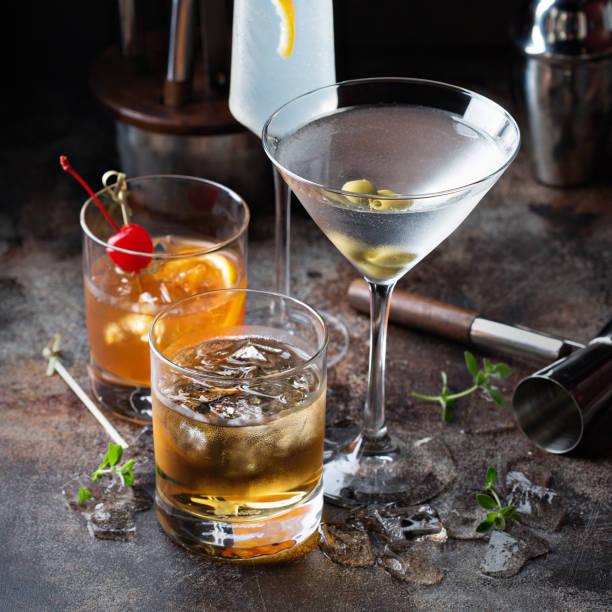 istock Variety of alcoholic cocktails 1031526292