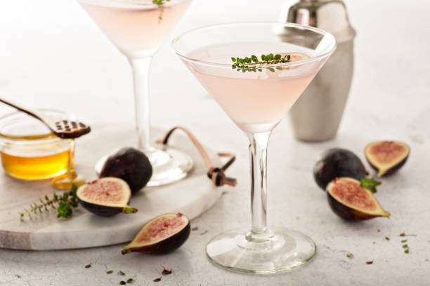 istock Fall cocktail, fig syrup and honey martini 1031535156