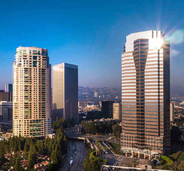 Century City Skyline - Aerial Drone Shot – zdjęcie