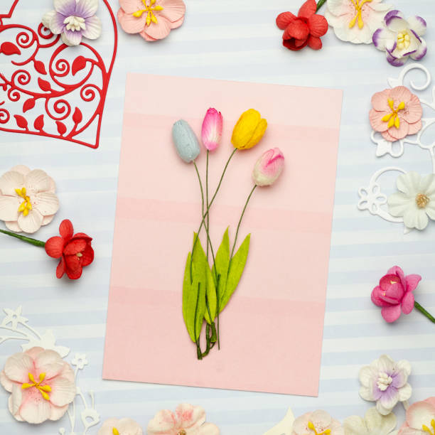 istock Beautiful multi-colored paper flowers 1031542670