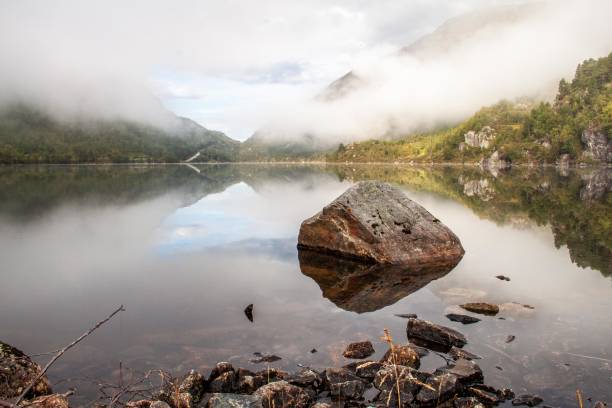 istock Fog at the Lysefjord 1031548290