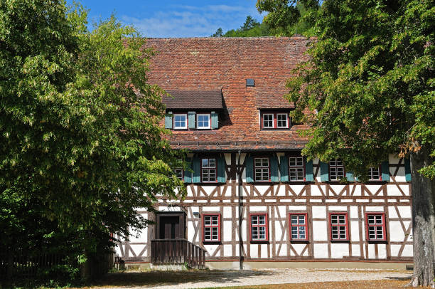 istock historic building in monastery yard in Blaubeuren, Germany 1031567996