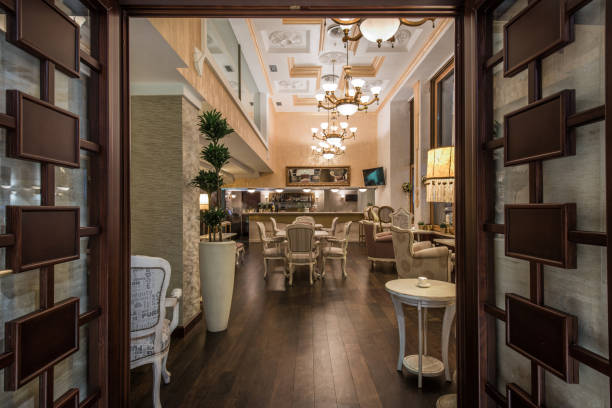 istock Interior of modern urban cafe restaurant 1031570710