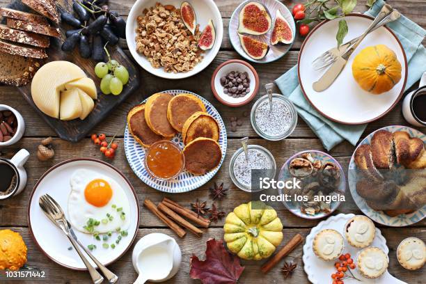 Brunch Stock Photo - Download Image Now - Brunch, Breakfast, Autumn