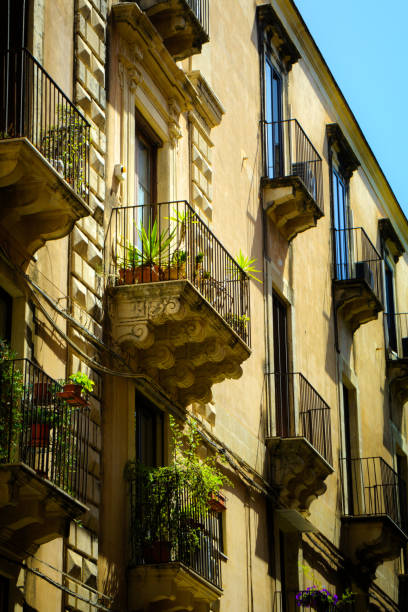 istock Street in Catania, Sicily 1031587948