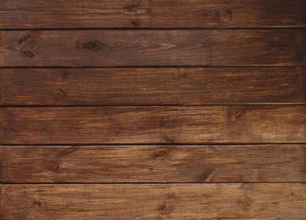 planche de bois marron bureau table fond texture vue de dessus - wood chipboard photos et images de collection