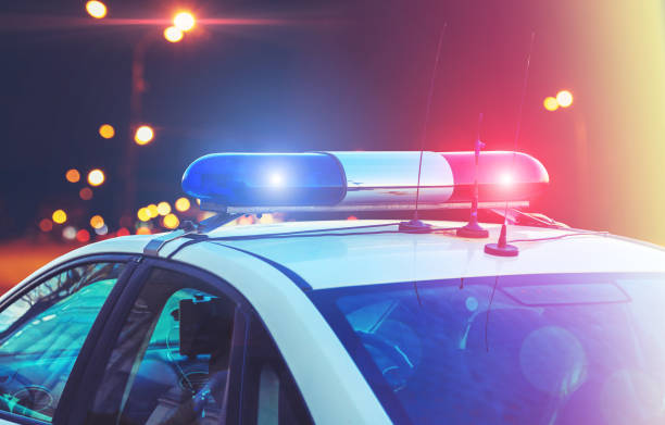 istock police car on the street 1031596242
