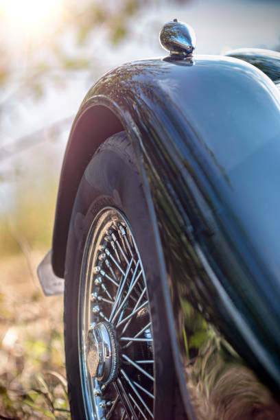 istock Curved fender from classic car 1031596900