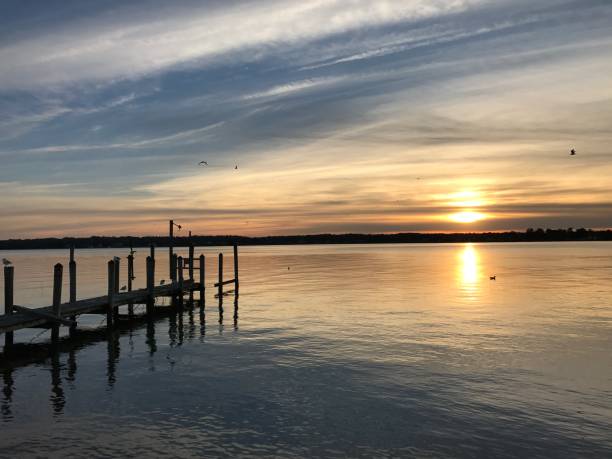 istock Sunset  Solomons Island Patuxent River in Calvert Coun 1031597118