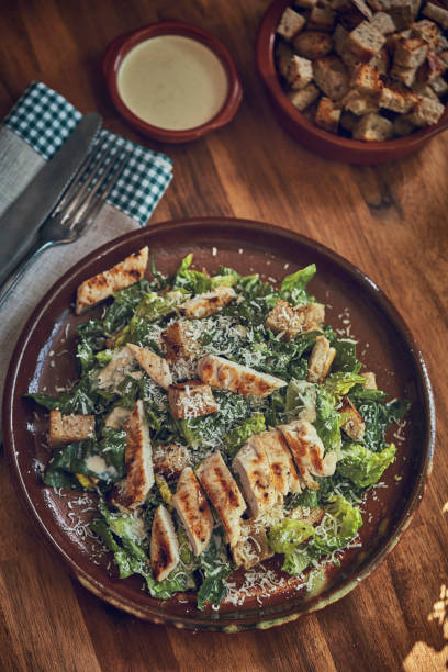 istock Cesar Salad with Chicken, Lettuce and Parmesan 1031600082