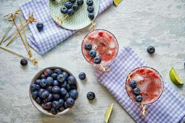 istock Summer Blueberry Margarita Cocktail 1031600118