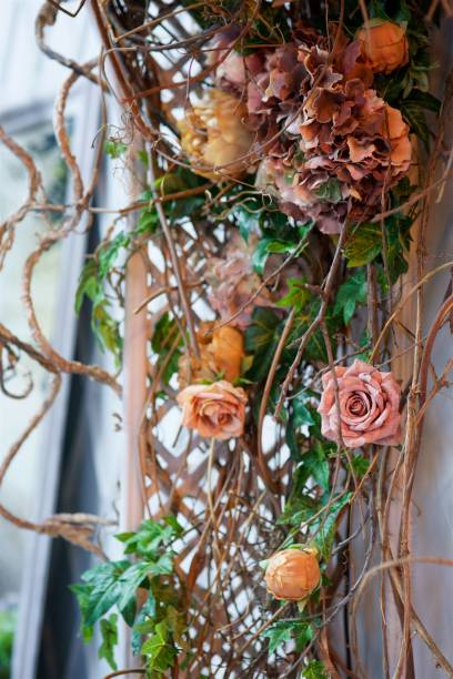 istock The composition of artificial flowers 1031607548