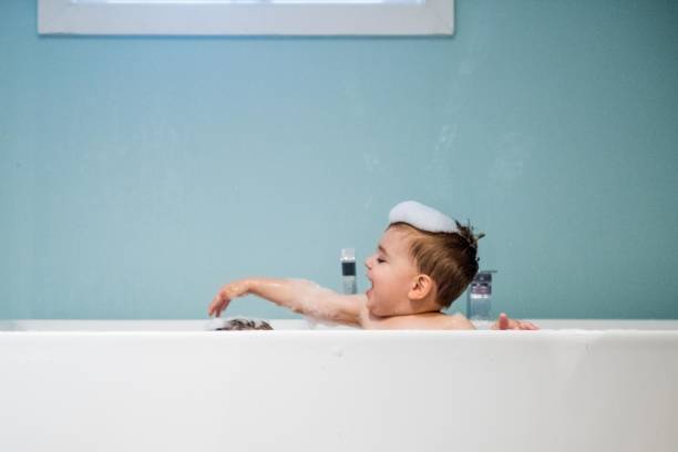 istock Sweet boy in the bath. 1031620224
