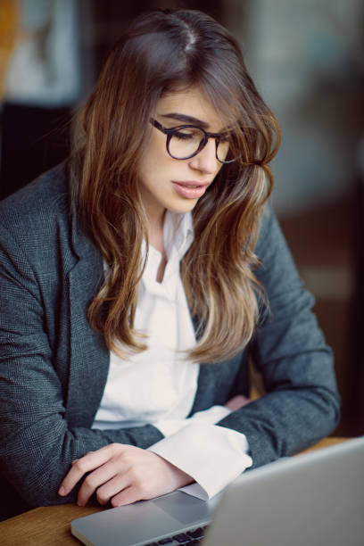 istock Young modern woman laptop and. 1031623304