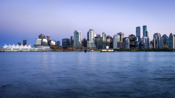 istock Vancouver Skyline at Dusk, British Columbia, Canada 1031646106