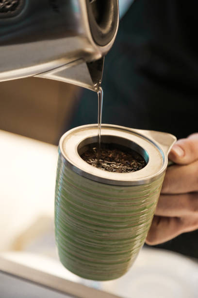 istock Pouring of hot tea 1031668644