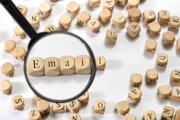 istock Email word on wooden cubes. Email concept 1031672884
