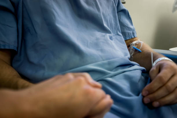 istock Young man at the hospital 1031705426