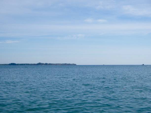 istock view on an island from the sea in Asia 1031712876