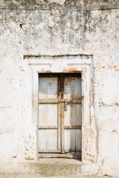 istock Indian old house, white wall and door 1031722356